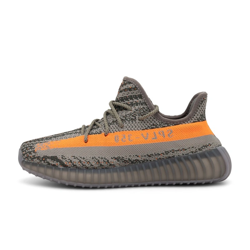 Boost je workout: Premium 350V Sneakers voor volwassenen | Grijs & Oranje  Klaar voor actie?