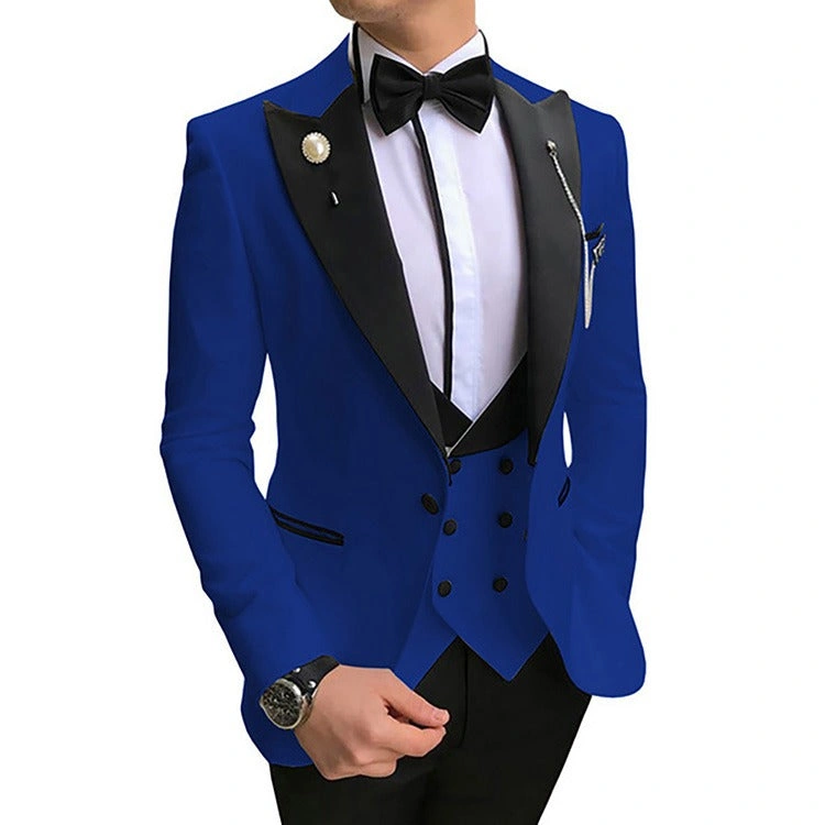 Stijlvol Herenpak Drie-delig Slank Gesneden Trouwpak Promfeest Tuxedo Blazer Broek Vest